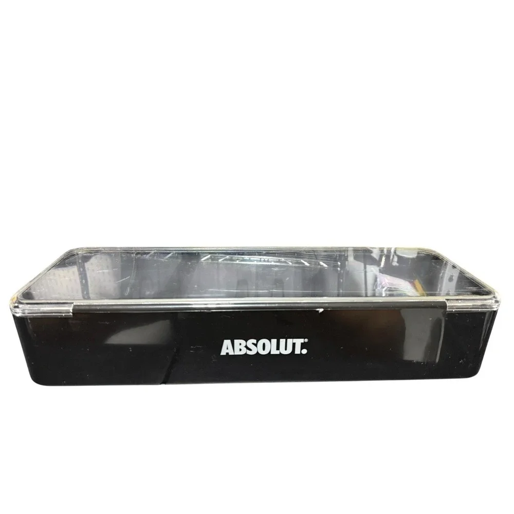 Absolut Vodka Bar Caddy‎ Garnish Tray Removal Condiment Container.